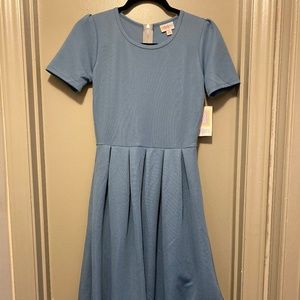 BNWT Light Blue LulaRoe Amelia Dress